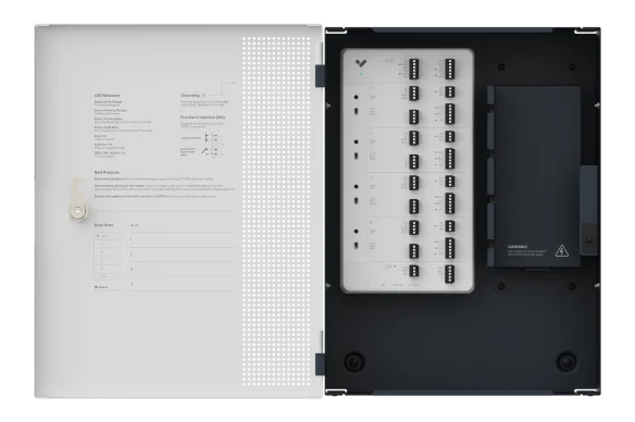 One unit, 4 door inputs, two AUX ports, and an FAI connection